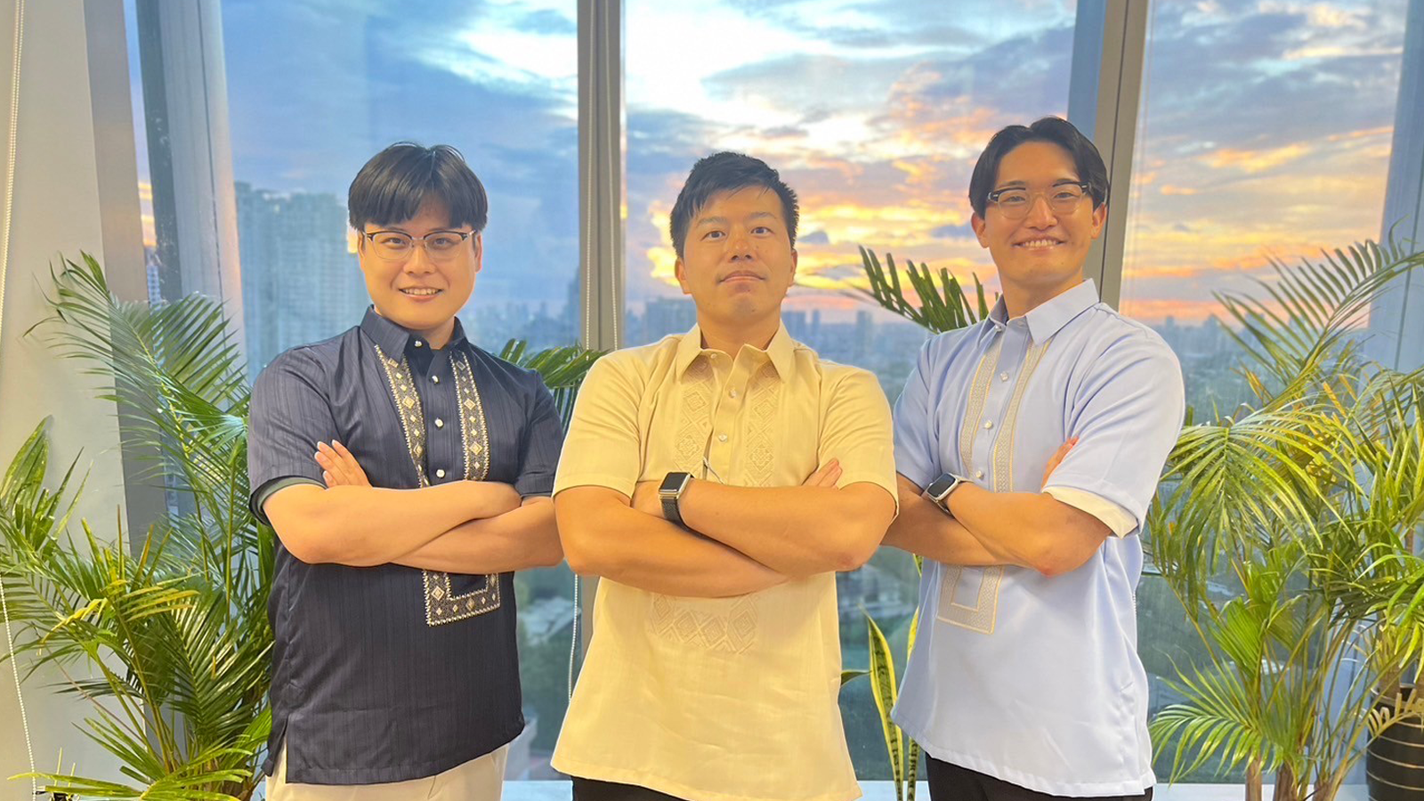 海外事業部のメンバーと上谷課長
