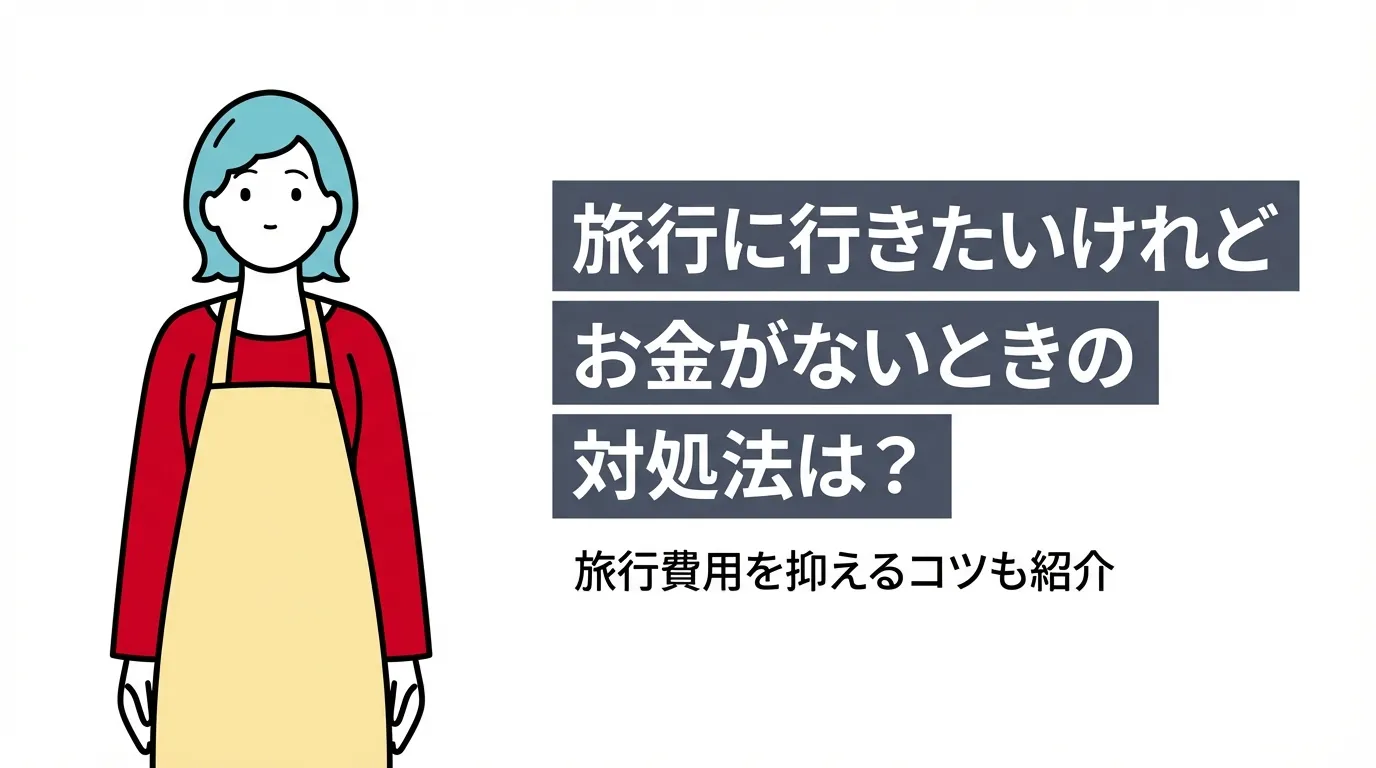 旅行に行きたいけれどお金がないときの対処法は？旅行費用を抑えるコツも紹介