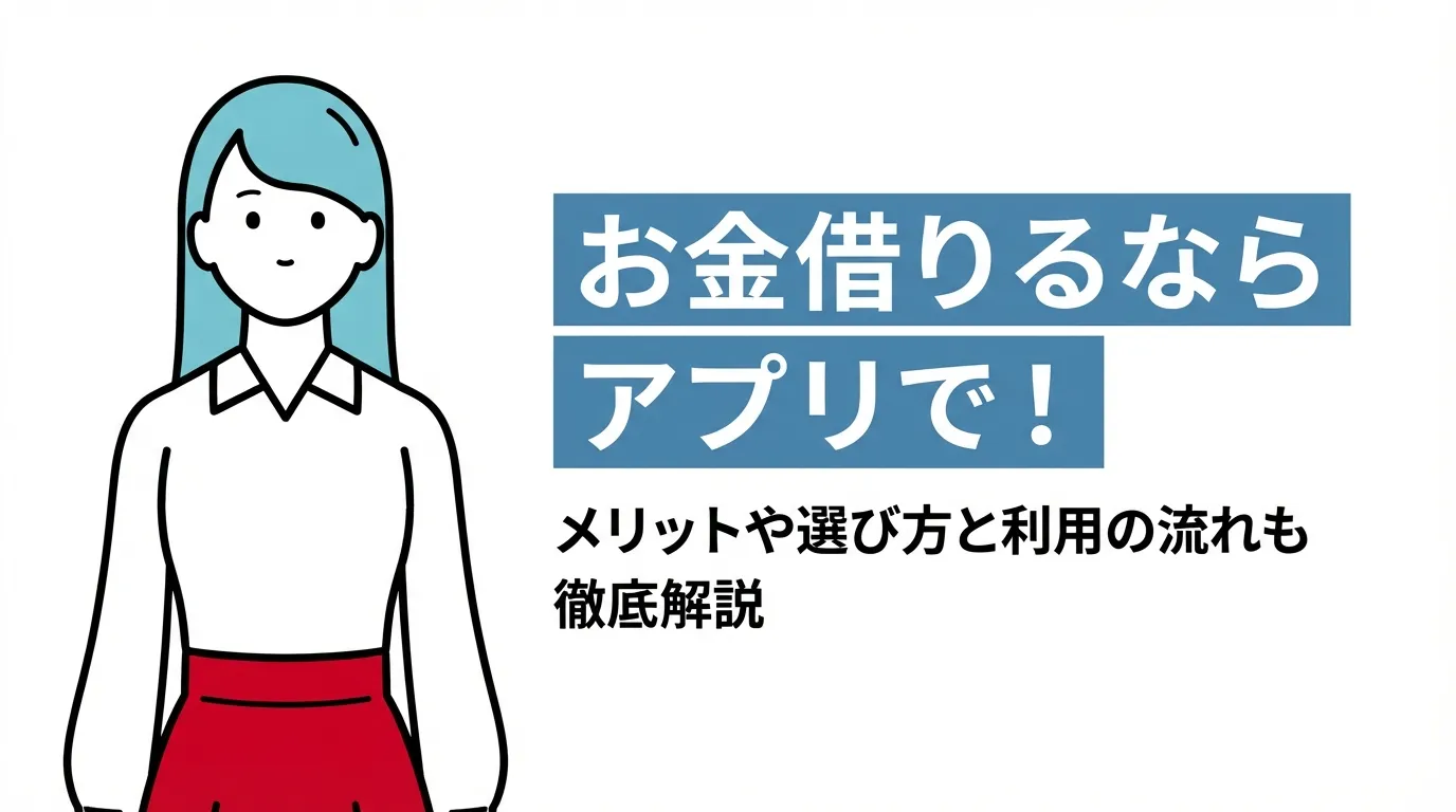 お金借りるならアプリで！メリットや選び方と利用の流れも徹底解説