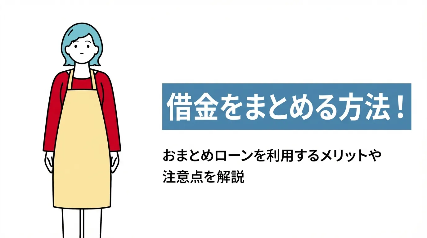 借金をまとめる（一元化する）方法！おまとめローンを利用するメリットや注意点を解説