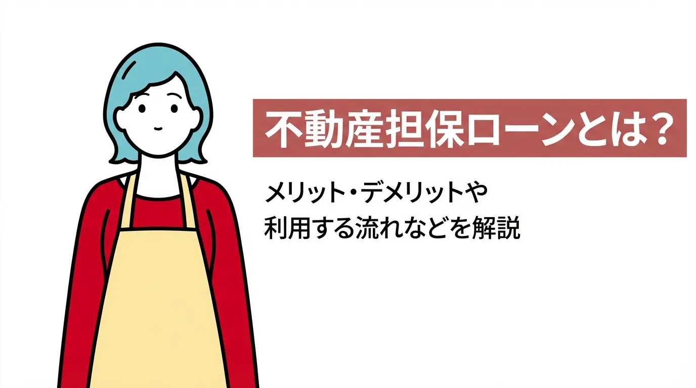 不動産担保ローンとは？メリット・デメリットや利用する流れなどを解説
