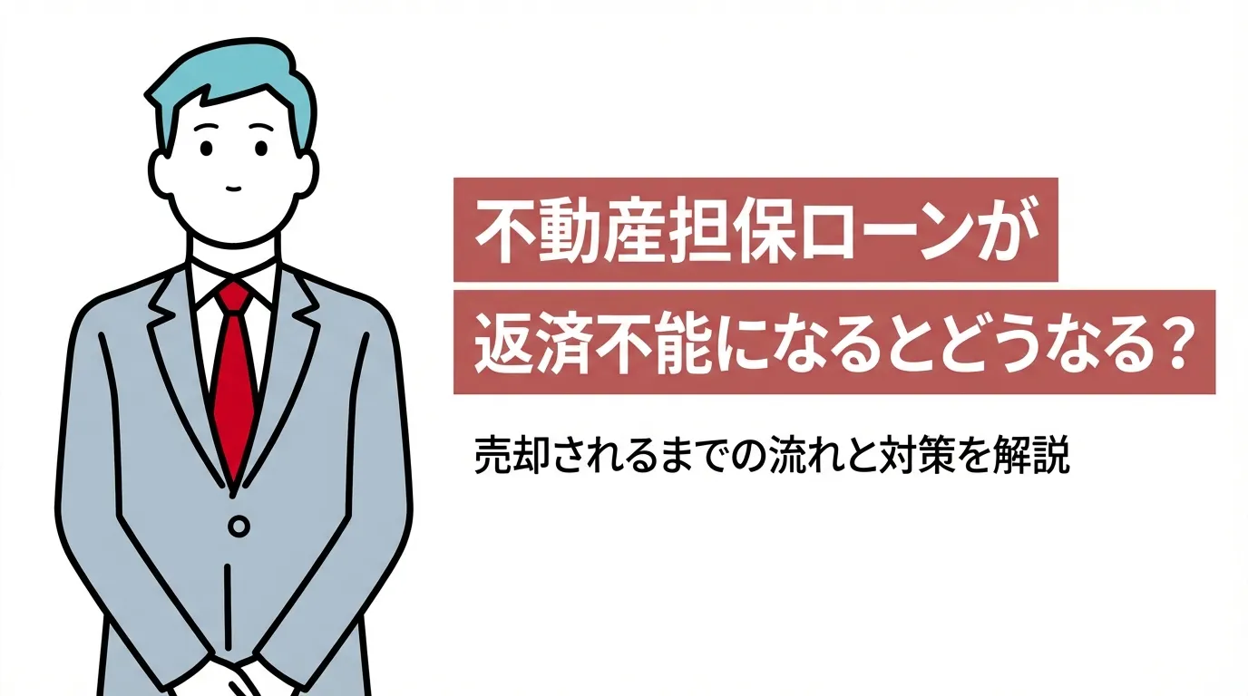 不動産担保ローンが返済不能になるとどうなる？売却されるまでの流れと対策を解説