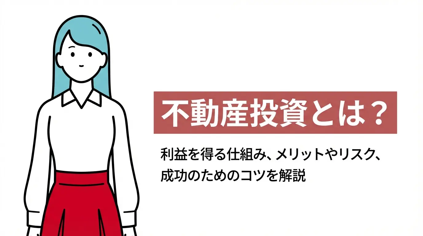 不動産投資とは？利益を得る仕組み、メリットやリスク、成功のためのコツを解説