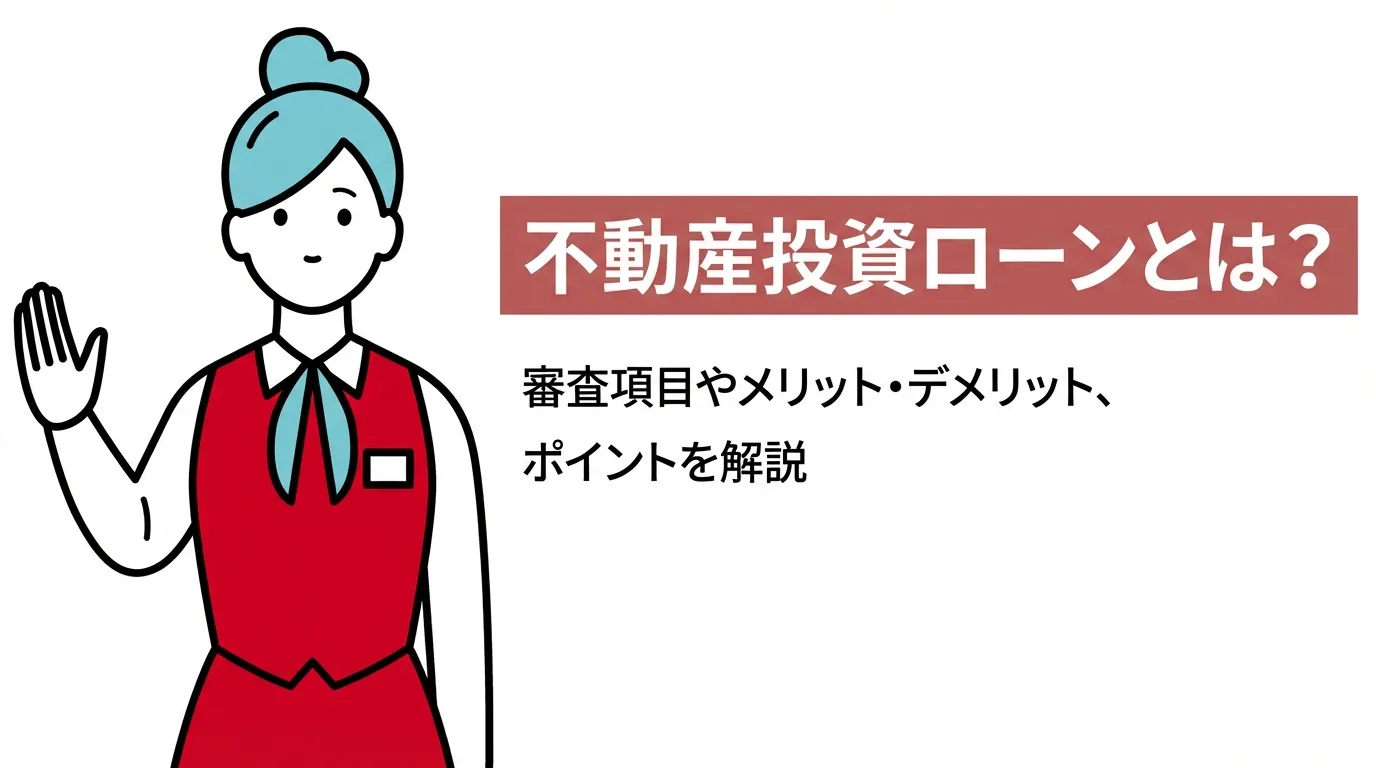 不動産投資ローンとは？審査項目やメリット・デメリット、ポイントを解説