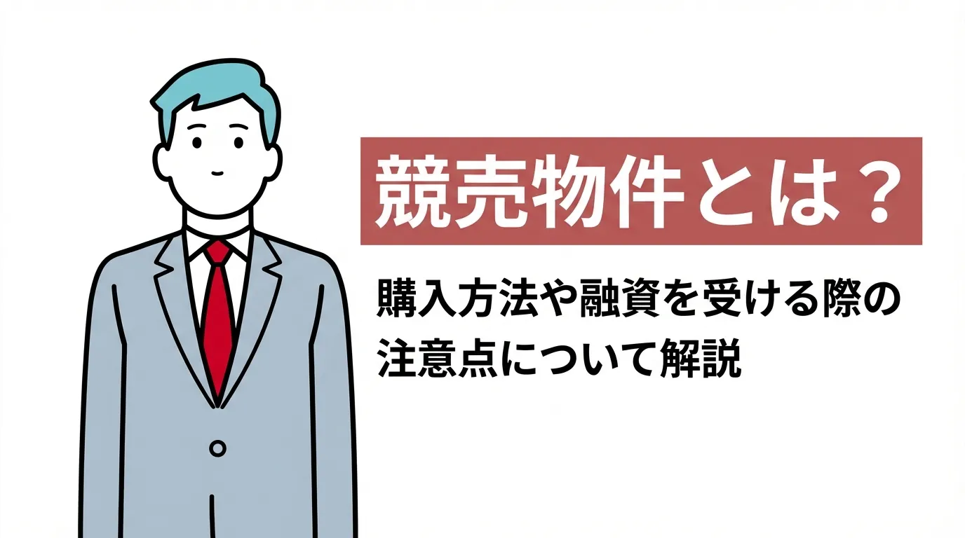 競売物件とは？購入方法や融資を受ける際の注意点について解説