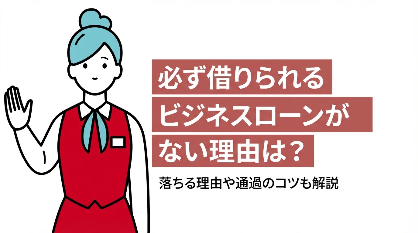 必ず借りられるビジネスローンがない理由は？落ちる理由や通過のコツも解説