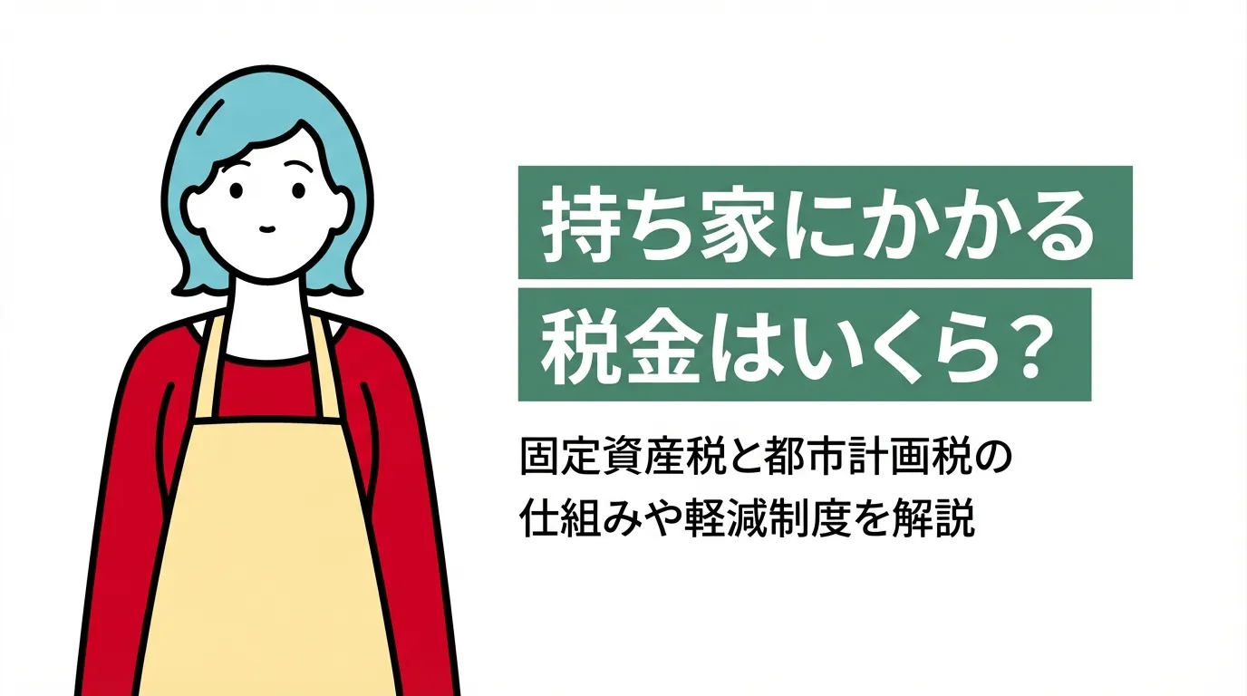 持ち家にかかる税金はいくら？固定資産税と都市計画税の仕組みや軽減制度を解説
