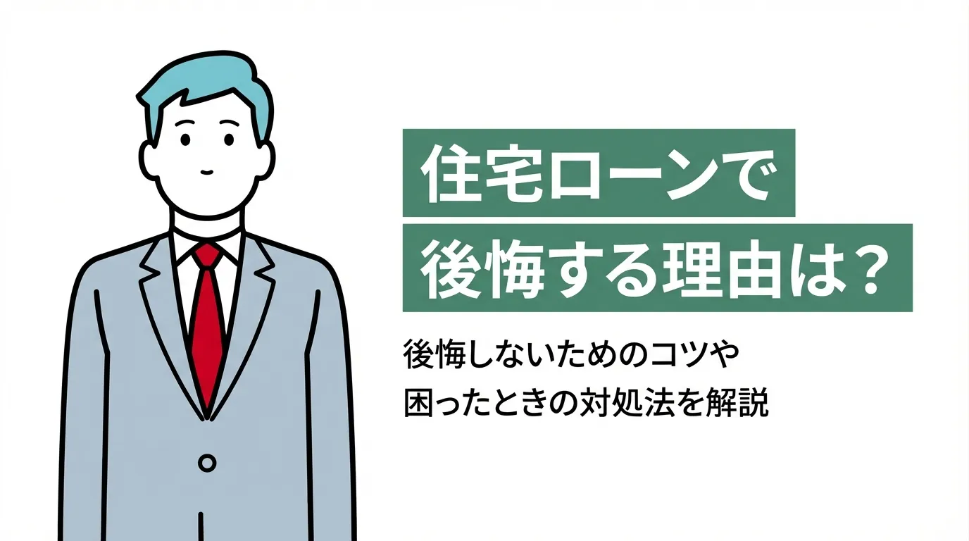 住宅ローンで後悔する理由は？後悔しないためのコツや困ったときの対処法を解説