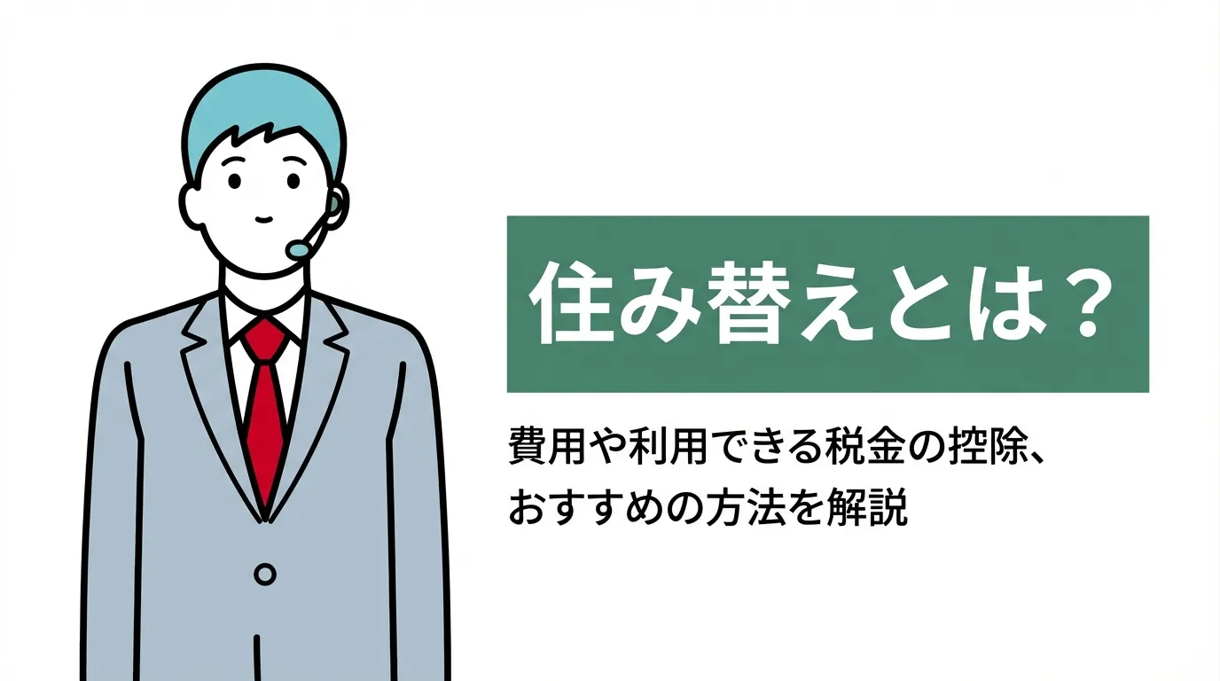 住み替えとは？費用や利用できる税金の控除、おすすめの方法を解説