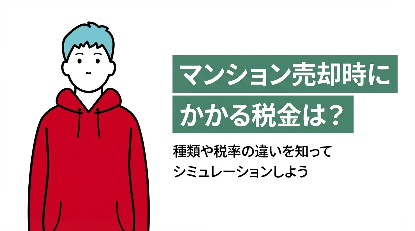 マンション売却時にかかる税金は？種類や税率の違いを知ってシミュレーションしよう