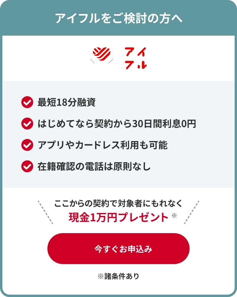 現金プレゼント（キャッシング）