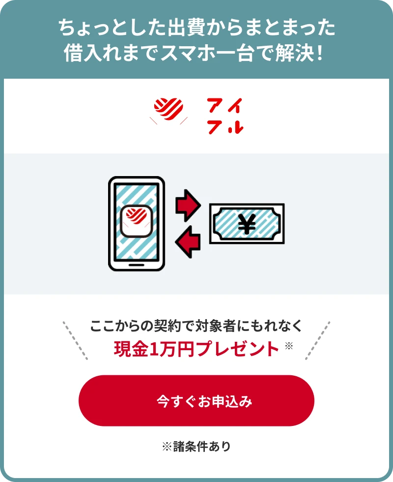 現金プレゼント（キャッシング）